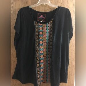 EUC Johnny Was tee, 2X